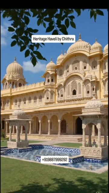 Rajasthani Heritage Haveli by Chithra Archdesign
+91-9887999292
#heritage #havelidesign #vastudesign #indianarchitecture
