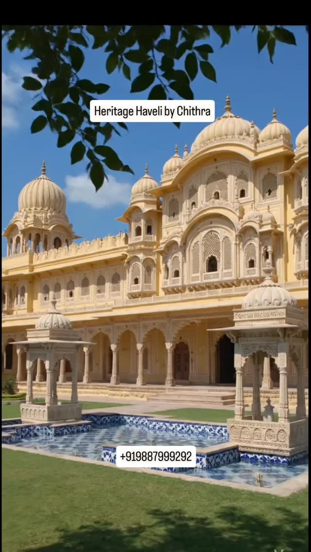 Rajasthani Heritage Haveli by Chithra Archdesign
+91-9887999292
#heritage #havelidesign #vastudesign #indianarchitecture