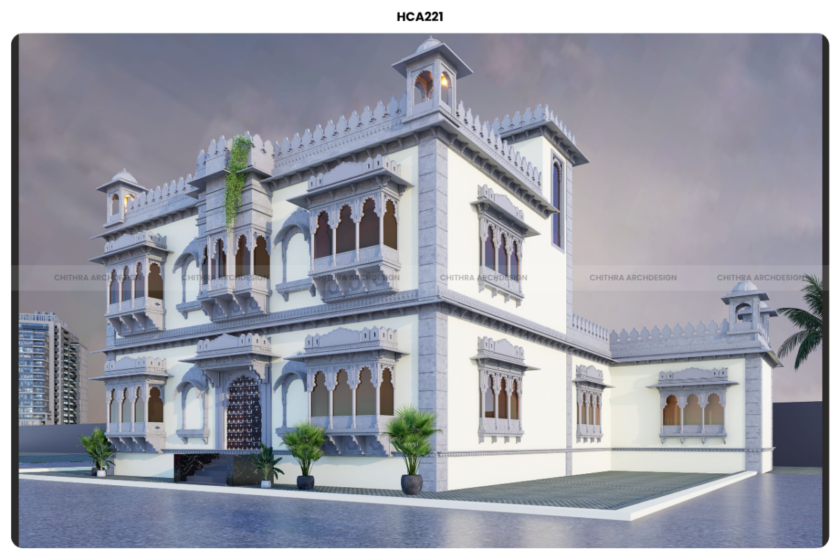 Haveli Elevation Design: Timeless Facades Inspired by Traditional ...